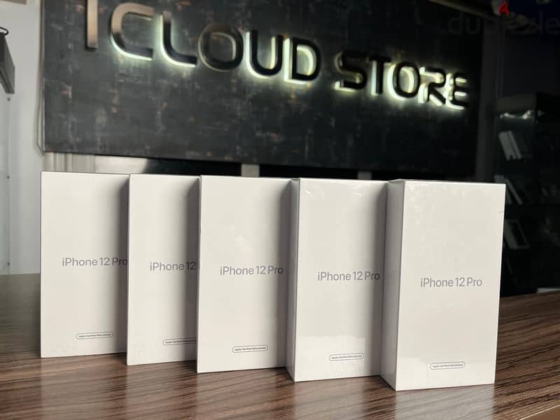 iphone 12 pro 256GB جديد متبرشم ضمان سنة من الوكيل ( محلي ) 1