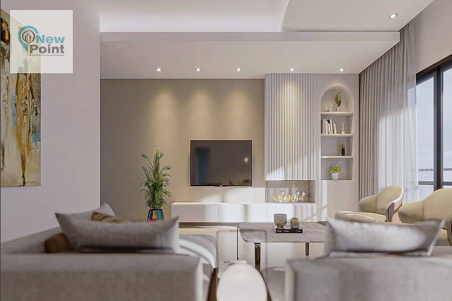 For sale at a bargain price, a 140 m² apartment, fully finished + convenient installments in Palm Hills New Cairo 0