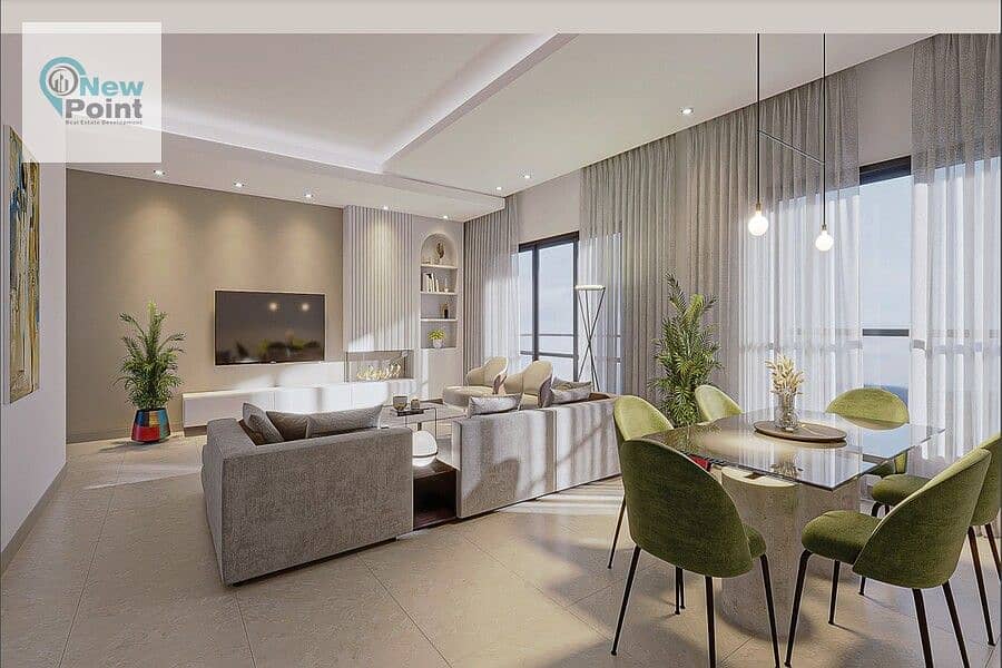 للبيع بسعر لقطة شقة 140 م تشطيب كامل + تقسيط مريح فى بالم هيلز نيو كايرو Palm Hills New Cairo 1