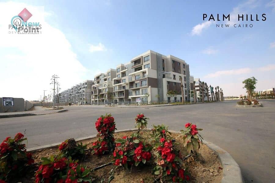 For sale at a bargain price, a 140 m² apartment, fully finished + convenient installments in Palm Hills New Cairo 6