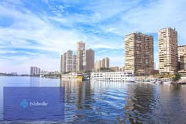 Land area of ​​2000 meters with a facade of 32 meters registered in the real estate registry, first row on the Nile Corniche in Maadi