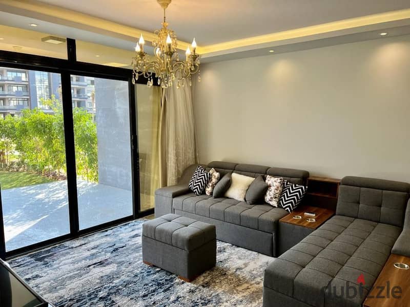 Fancy cozy apartment for rent in AZAD compound, beside AUC New Cairo 2