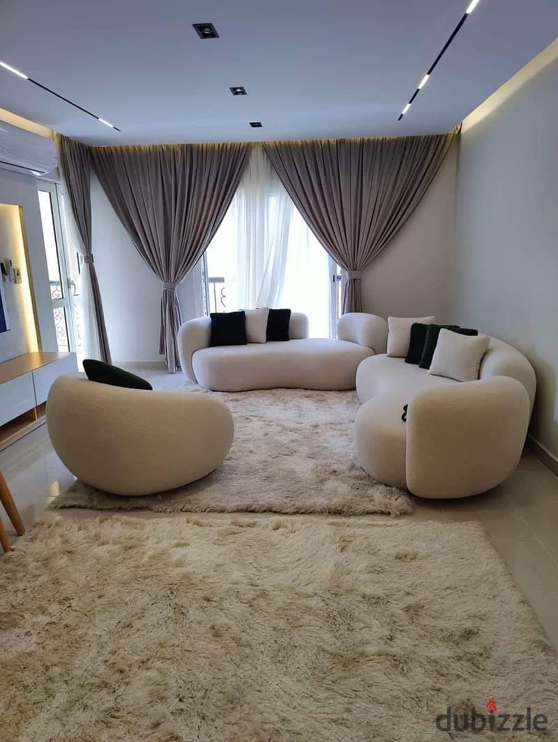 For sale120m apartment in the most prestigious compound in Sheikh Zayed City installments over 9year للبيع شقة 120م فى ارقي كمبوند بمدينة الشيخ زايد 0