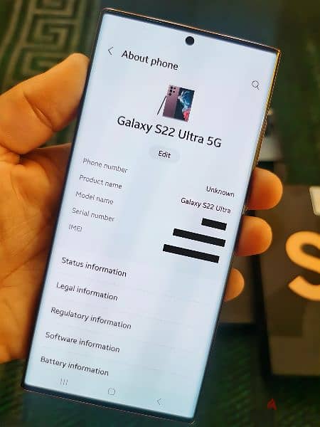 جديــد من امريكا سامسونج اس22 الترا
 Samsung Galxy S22 Ultra 5G (جديد) 7