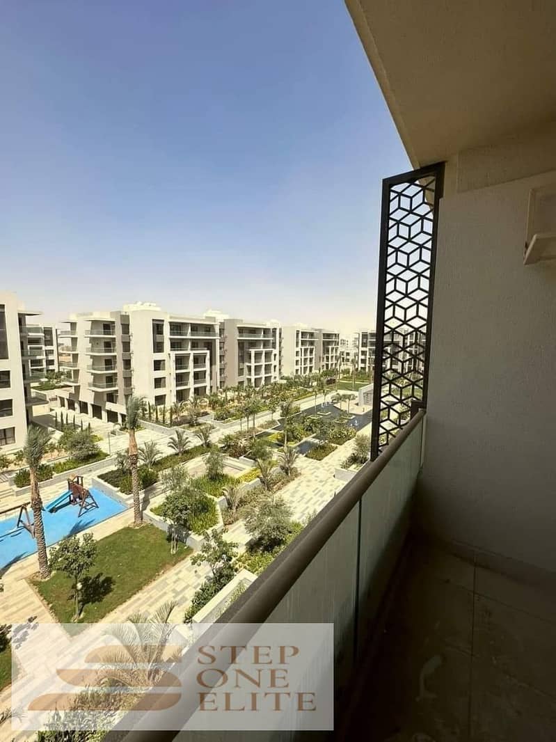 3-room apartment for sale, immediate delivery (fully finished) in the heart of the Fifth Settlement 5