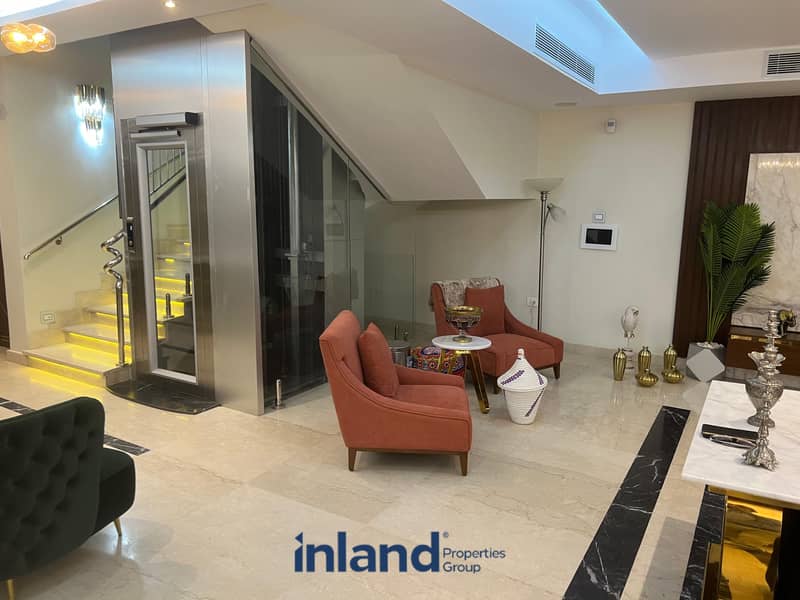 Fully Automated Premium Twin House For Sale in a Prestigious Les Rois Compound | Experience High-Tech Luxury | New Cairo 4