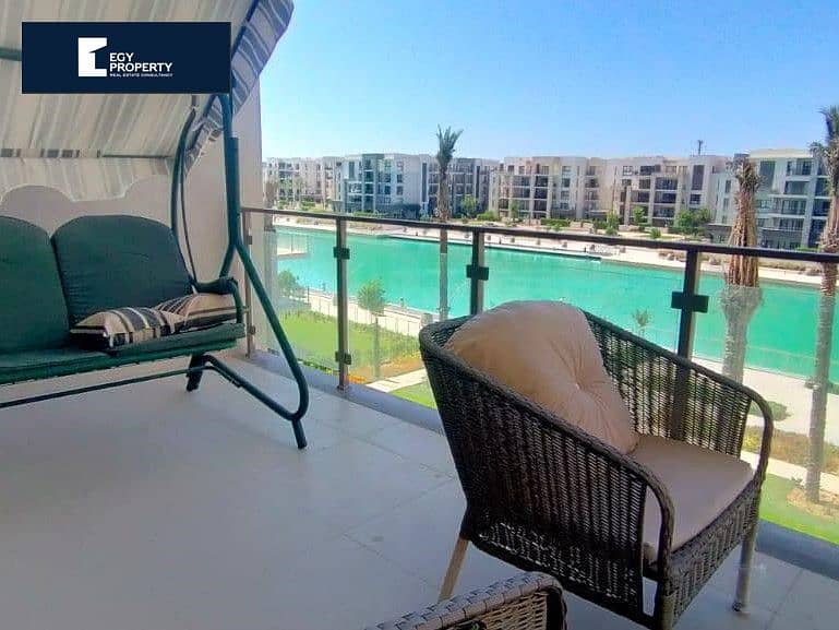 للبيع متشطب بالكامل في الساحل الشمالي يطل على الكنال شاليه بالتقسيط في مارينا فرونت مراسي Marina Front Marassi 6