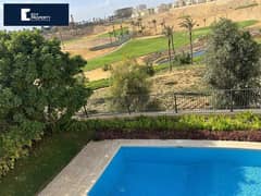 Private Pool Fully Finished Standalone Villa with Prime View on Golf for Sale in Levana Uptown Cairo by Emaar