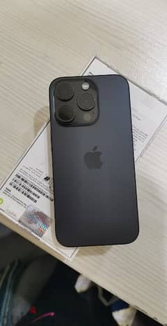 iPhone 15 pro 256 black 100% battery