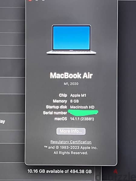 Macbook air M1 2020 1