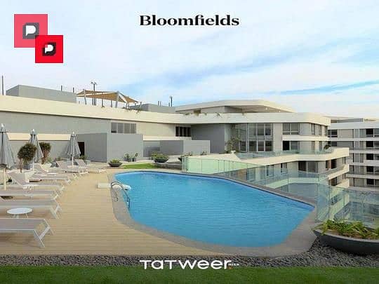 شقه للبيع في كمبوند بلوم فيلدز مدينة المستقبل بالقرب من المطارApartment for sale in Bloomfields Compound, Mostakbal City, near the airport 7