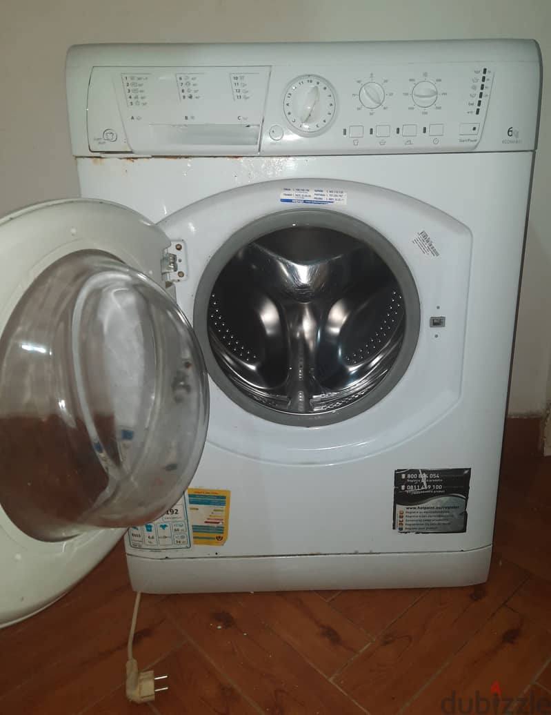 غسالة فول اوتوماتك اريستون Ariston Hotpoint 6 kg 0