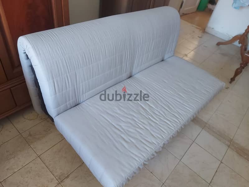 Ikea single and double portable beds 1