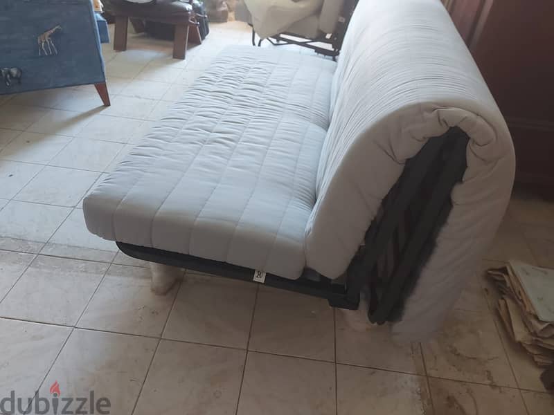 Ikea single and double portable beds 7