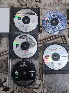 playstation 1 original  5 CDs