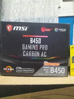 كارت شاشة Rx 5700xt و B450 msi gaming carbon pro