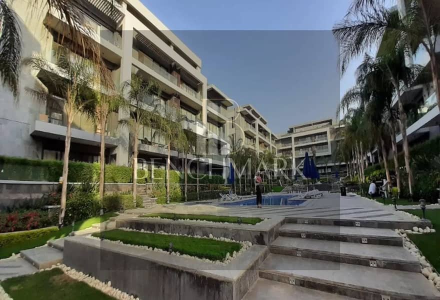 Apartment for sale, two rooms, 110 meters, delivery now, finished, La Vista Compound, Patio 7, New Cairo, Fifth Settlement, next to AUC, 20% discount 29