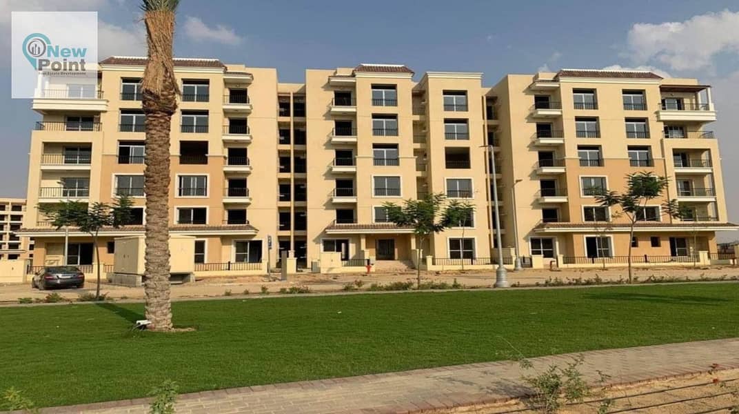 شقة للبيع في كمبوند سراي 133م من مدينة مصر للإسكان والتعمير sarai compound 7