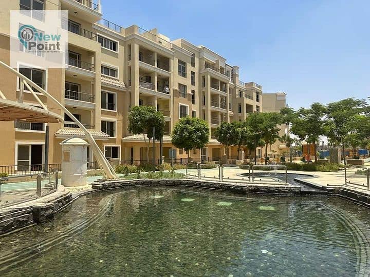 شقة للبيع في كمبوند سراي 156م من مدينة مصر للإسكان والتعمير sarai compound 3