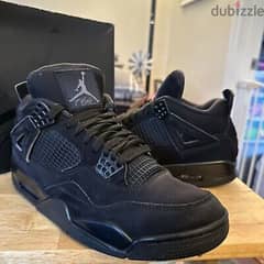 Air jordan 4 black cat  ميرور بالبوكس