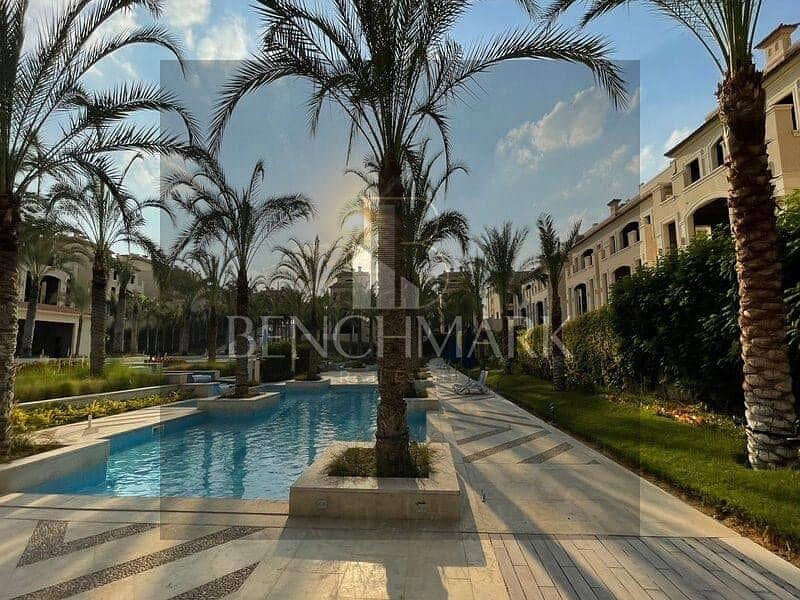 Garden apartment for sale, 166 meters, La Vista Compound, Patio Oro, New Cairo, Fifth Settlement, next to Hyde Park and the American University 0