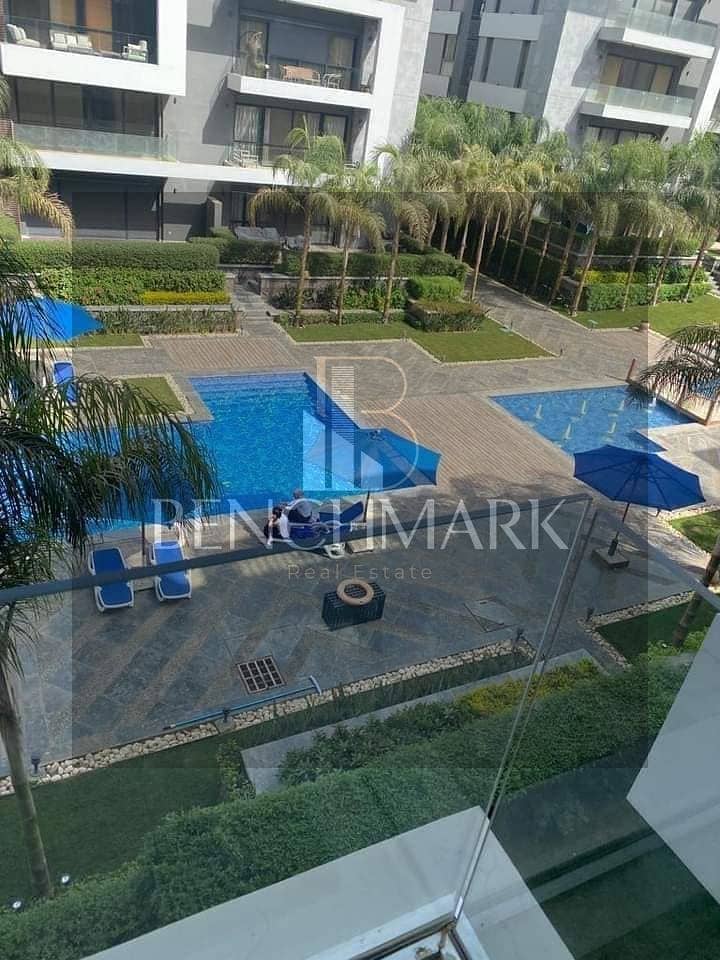 Garden apartment for sale, 166 meters, La Vista Compound, Patio Oro, New Cairo, Fifth Settlement, next to Hyde Park and the American University 1