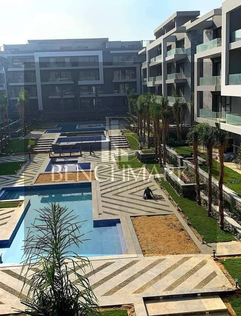 Garden apartment for sale, 166 meters, La Vista Compound, Patio Oro, New Cairo, Fifth Settlement, next to Hyde Park and the American University 16