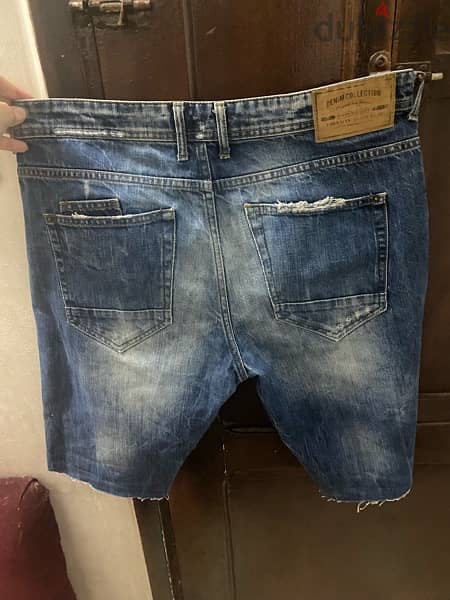 zara man original short 1