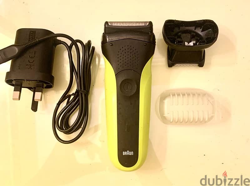 Braun Shaver 300BT Green Series. استعمال مرة واحدة للتجربة 1