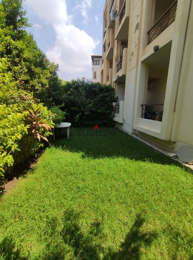 Ground apartment in garden for sale Sheikh Zayed Hadayek El Mohandessin Compound 122 square meters, Bahri 0