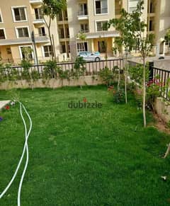 144m apartment, 3BR, with a 147m garden, in Sarai, in front of Al Shorouk Gates