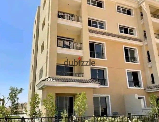 144m apartment, 3BR, with a 147m garden, in Sarai, in front of Al Shorouk Gates 4