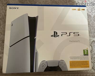 PS5 Slim Edition ( CD room + 1 tera hard ) with 2 original controllers