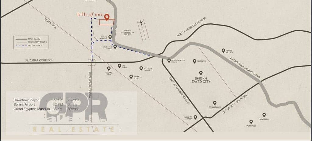 تاون هاوس فيلا للبيع في الشيخ زايد متشطبة باقساط في هيلز اوف وان 267م بجوارسوديك  Hills Of One New Zayed 1