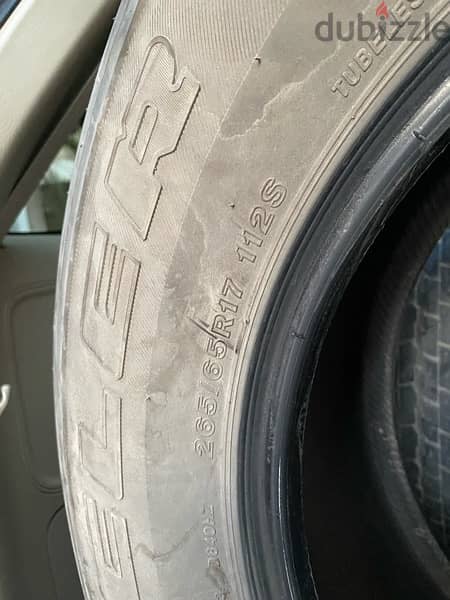 ٤ فرد كوتش تيوتا فورتشنر  Bridgestone  Dueler H/T  265/65/R17  112S 6