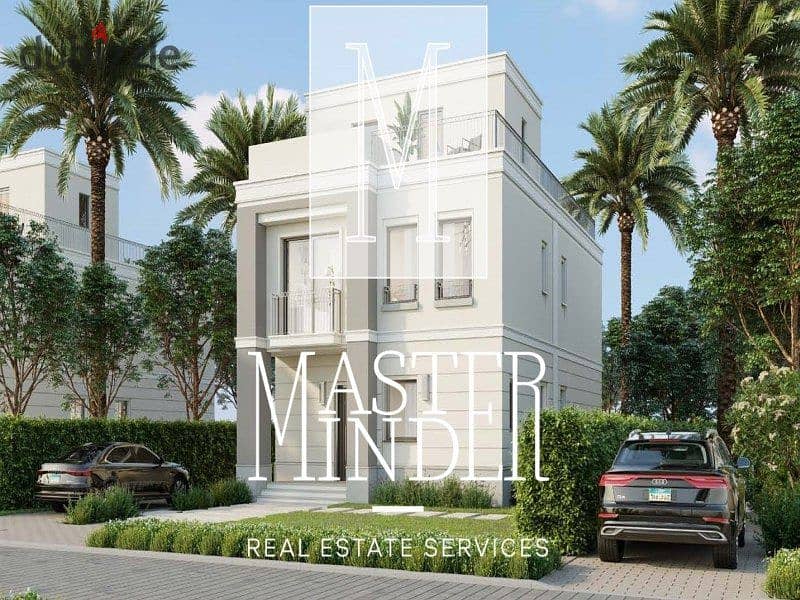 Fully finished Town House For Sale with Installments till 2026 in Belle Vie 9