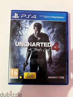 ps4 cd uncharted 4