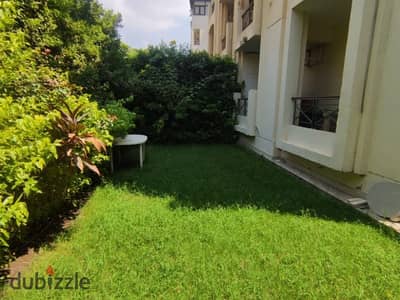 Ground apartment in garden for sale Sheikh Zayed Hadayek El Mohandessin Compound 122 square meters, Bahri