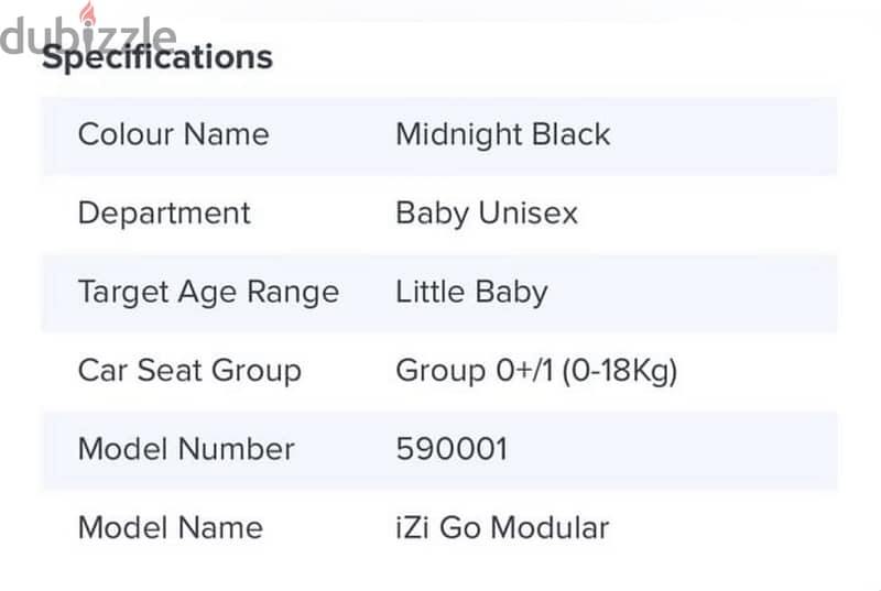 Newborn car seat with isofix 1