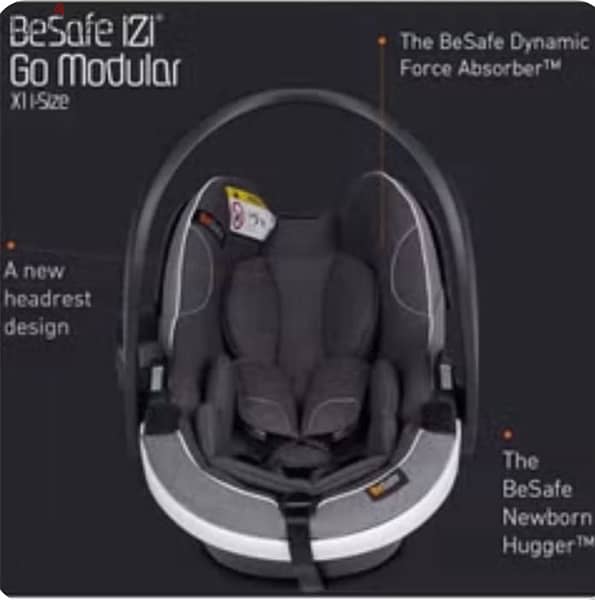 Newborn car seat with isofix 2