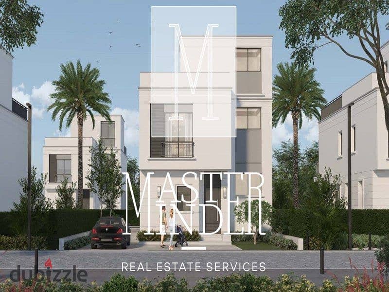 Fully finished Town House For Sale with Installments till 2028 in Belle Vie 1