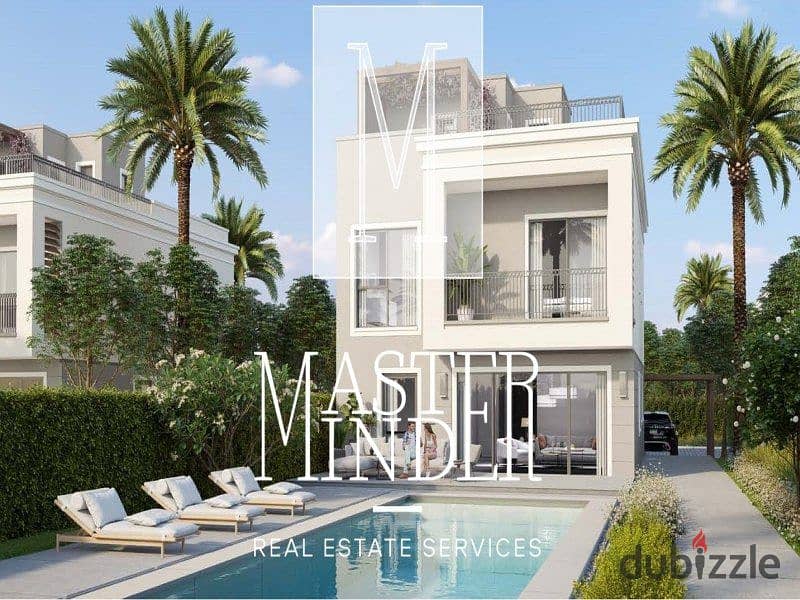 Fully finished Town House For Sale with Installments till 2028 in Belle Vie 2