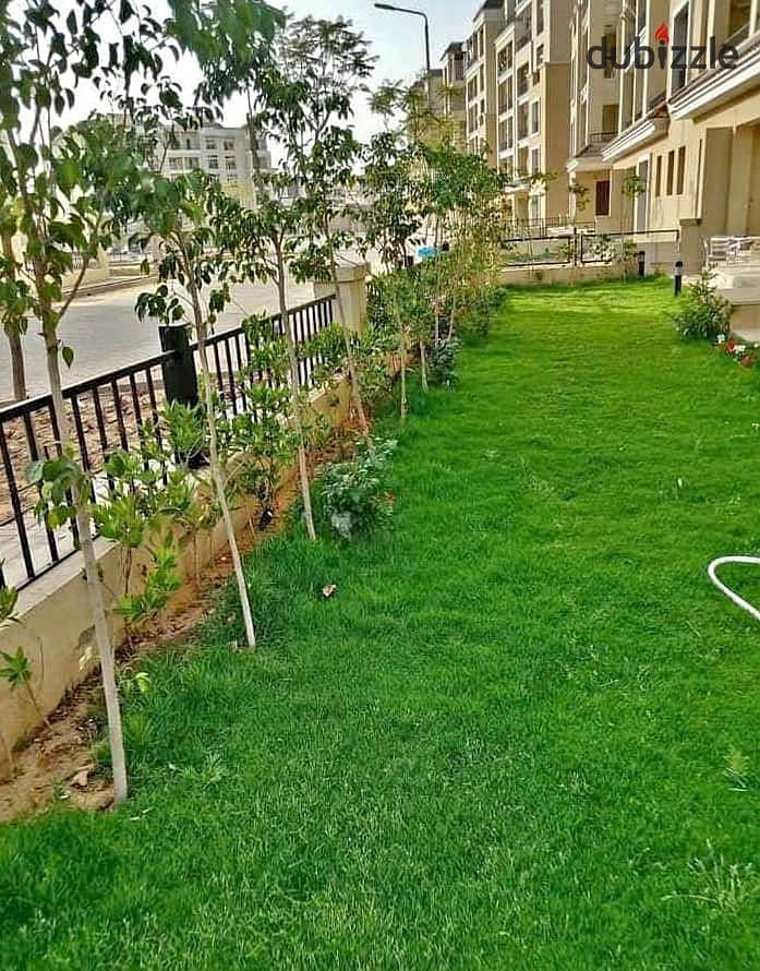 Studio with private garden for sale in Suez Road, with a down payment of 415 thousand 1