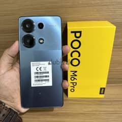 Poco m6 pro 256/8 بحالة ممتازة للبدل