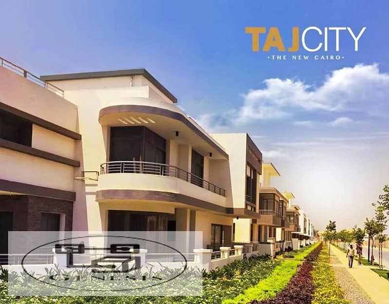 156 sqm apartment for sale in Taj City, First Settlement, on Suez Road, directly | in installments 14