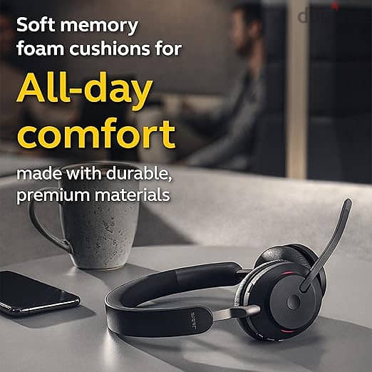 Jabra Evolve2 65 MS Wireless Headphones with Link380c 1