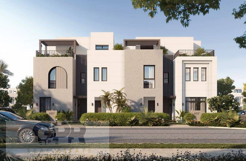 Finished Twin Villa for sale in 6 october O West by Orascom 410m with installments  او ويست اوراسكوم اكتوبر 17