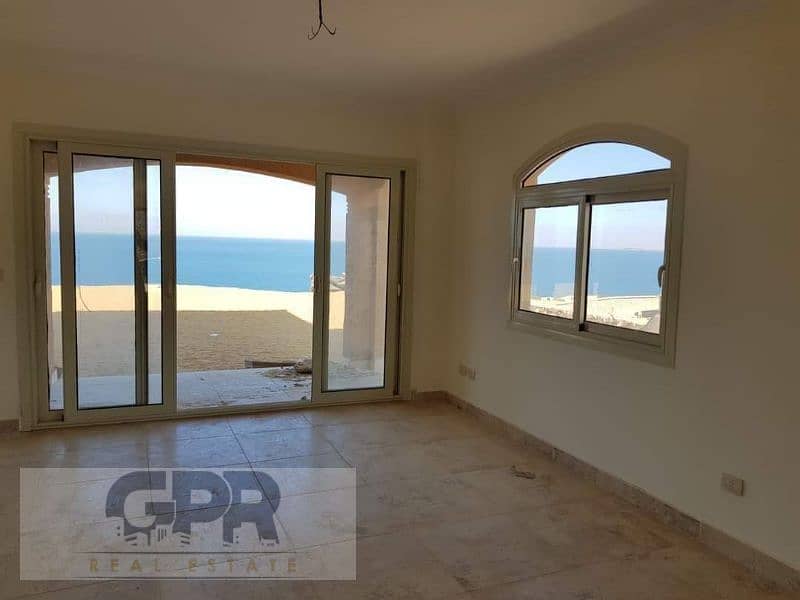 شالية للبيع بخـصم خــاص عالبحر بانوراما سي فىو فى قرية تلال العين السخنة Chalet special location on sea for sale in Telal Village, Ain Sokhna 1