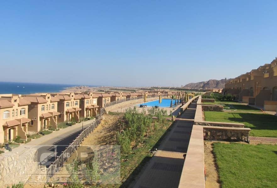 شالية للبيع بخـصم خــاص عالبحر بانوراما سي فىو فى قرية تلال العين السخنة Chalet special location on sea for sale in Telal Village, Ain Sokhna 2