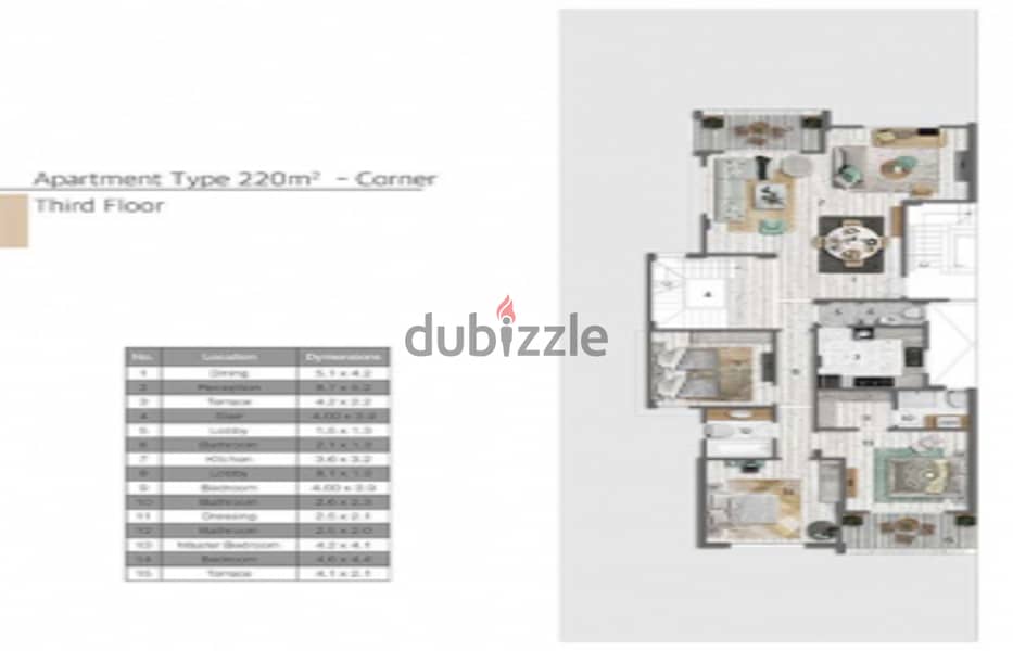 Penthoues (Corner) /Delivered //بنتهاوس ستون ريزيدنس (كورنر) 1